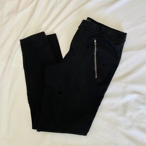 J Crew Black Dress Pants Stretchy Skinny Leg